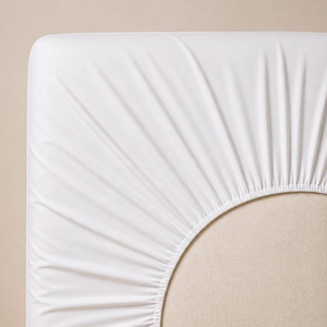 Drap housse percale blanc