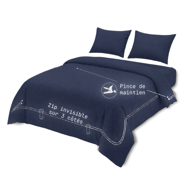 SOLO - Houz'Bed Zip & Clip - Percale Collection 2026 - London