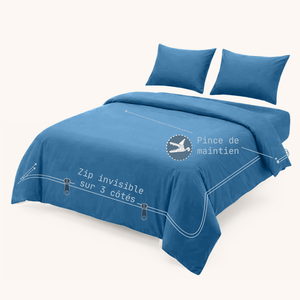 Houz'Bed Zip & Clip - Percale Signature - Urano