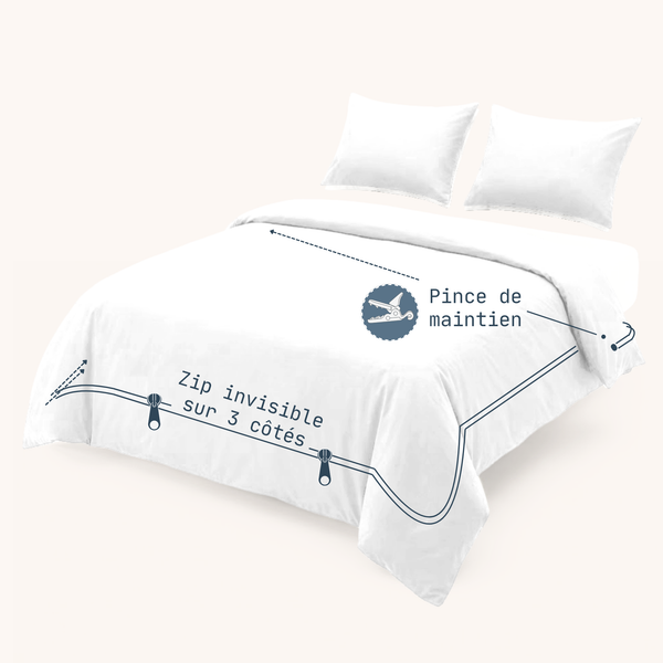 Houz'Bed Zip & Clip — Gaze de Coton Cocon - ALBA