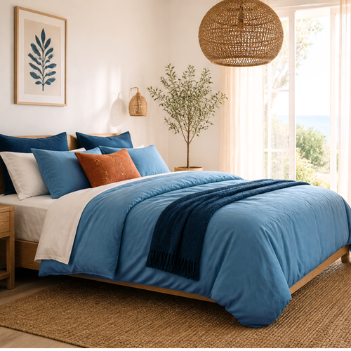 SOLO - Houz'Bed Zip & Clip - Percale Signature - Urano