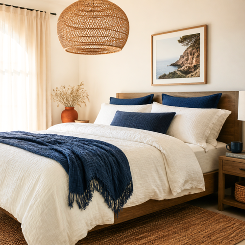 SOLO - Houz'Bed Zip & Clip — Gaze de Coton Cocon - Laponie