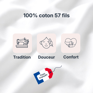 SOLO - Houz'Bed Zip & Clip - 57 fils Basic - Pur