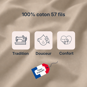 SOLO - Houz'Bed Zip & Clip - 57 fils Basic - Sable