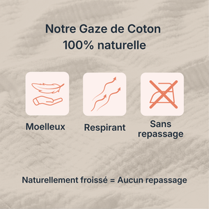 SOLO - Houz'Bed Zip & Clip — Gaze de Coton Cocon - Dubaï