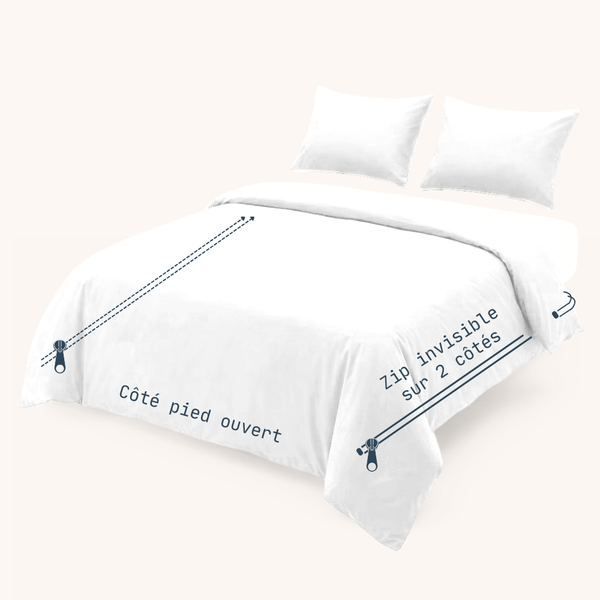 Houz'Bed Zip Linear — Gaze de Coton Cocon - MANHATTAN