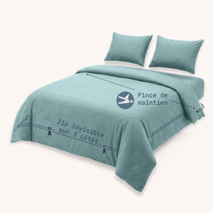 Houz'Bed Zip & Clip - Percale Signature - Nuuk